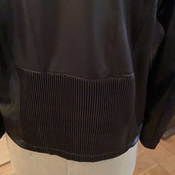 VENTO milano high end Italian top designer black bomber jacket - Picture 9 of 16